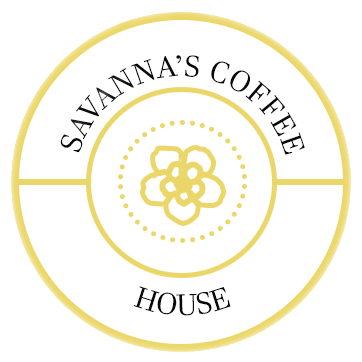 home banner image of trees with savanna coffee logo